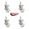 Service Caster 4 Inch Nylon Wheel Swivel 3/4 Inch Square Stem Caster Set with Brake SCC SCC-SQ20S414-NYS-TLB-34-4 - alternate 3